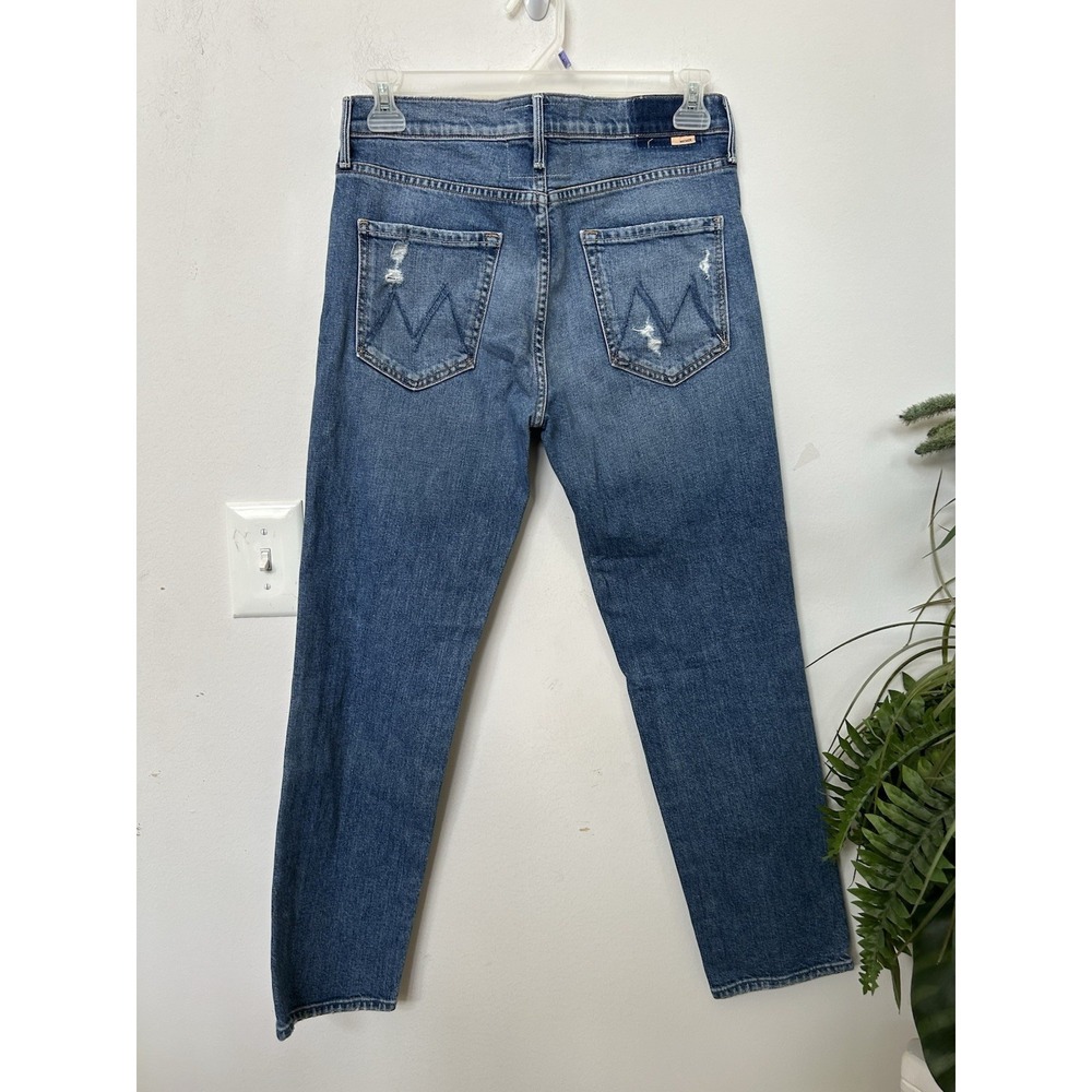 MOTHER Superior The Trickster Ankle Jeans 29 Distressed Straight 90s Grunge Y2K - Picture 6 of 9